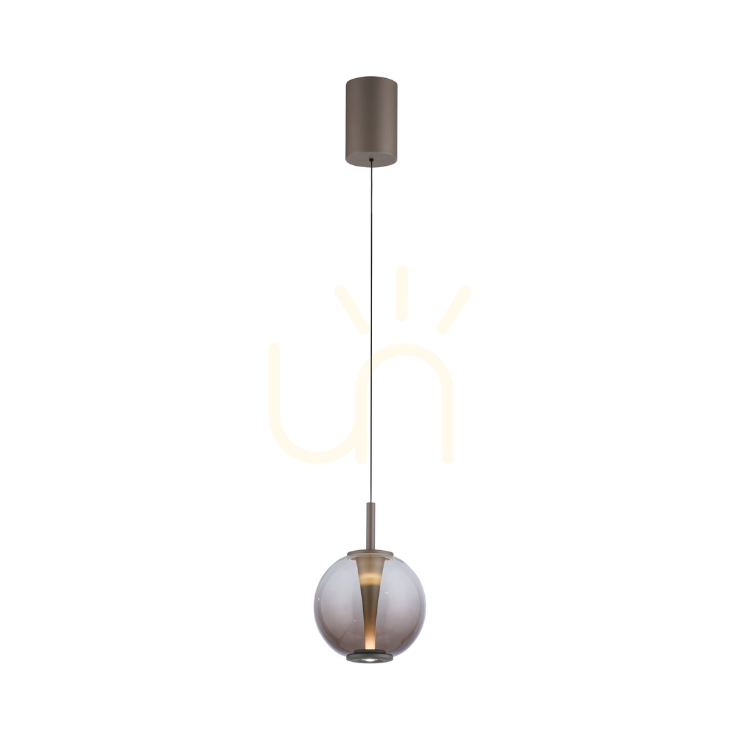 Kilátás PURE INFINITY 2220-97 függesztett lámpa, barna, 1xLED PURE INFINITY 2220-97 függesztett lámpa, barna, 1xLED