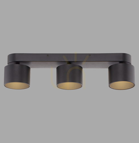 Jelölje be PURE CUP 6227-18 Fekete, 3xLED-es mennyezeti lámpa