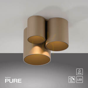 PURE POINT 6750-97 barna mennyezeti lámpa, 1xLED small 1