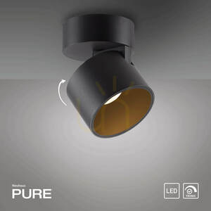 PURE CUP 6226-18 mennyezeti lámpa, fekete, 1xLED 1 PURE CUP 6226-18 mennyezeti lámpa, fekete, 1xLED small 1