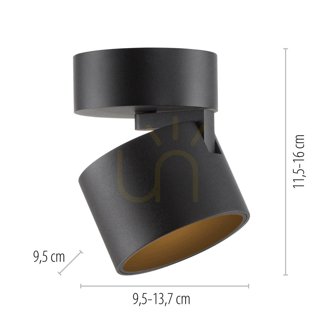Kilátás PURE CUP 6226-18 mennyezeti lámpa, fekete, 1xLED PURE CUP 6226-18 mennyezeti lámpa, fekete, 1xLED
