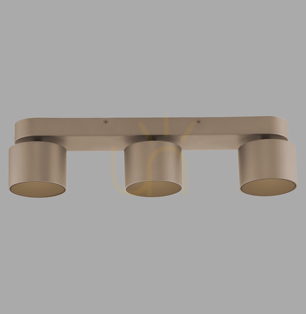 PURE CUP 6227-97 barna, 3 LED-es mennyezeti lámpa