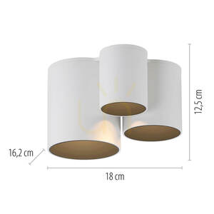PURE POINT 6750-16 fehér mennyezeti lámpa, 1xLED small 5