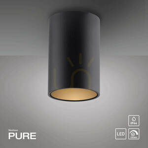 PURE POINT 6749-18 mennyezeti lámpa, fekete, 1xLED 1 PURE POINT 6749-18 mennyezeti lámpa, fekete, 1xLED small 1