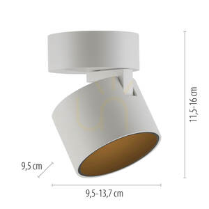 PURE CUP 6226-16 fehér mennyezeti lámpa, 1xLED small 5