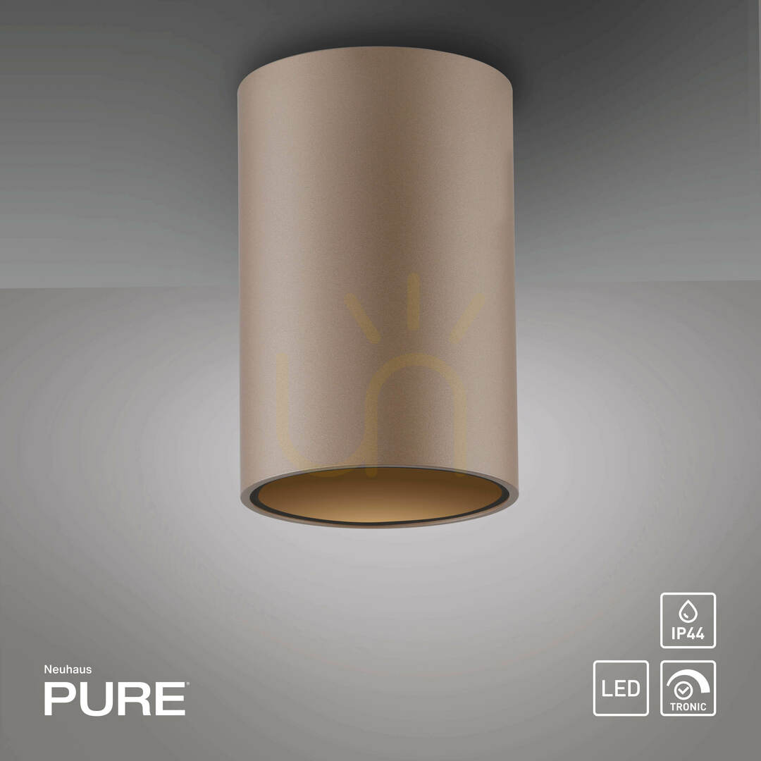 Kilátás PURE POINT 6749-97 mennyezeti lámpa, barna, 1xLED PURE POINT 6749-97 mennyezeti lámpa, barna, 1xLED