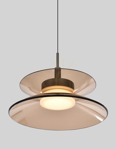 CREMA függőlámpa, barna / kávészínű üvegbúra 6058-121 Aviano small 2