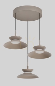 GUBBIO Round Trio függesztett lámpa, Cashmere, 5060-313 Aviano small 7