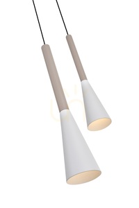TROMPTO Round Trio függesztett lámpa, Cashmere, 5050-324 Aviano small 5