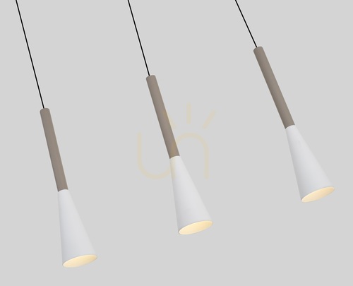 Jelölje be Aviano TROMPTO 7050-524 LED függőlámpa, 5 fényforrás, kasmír és fehér, 90 cm