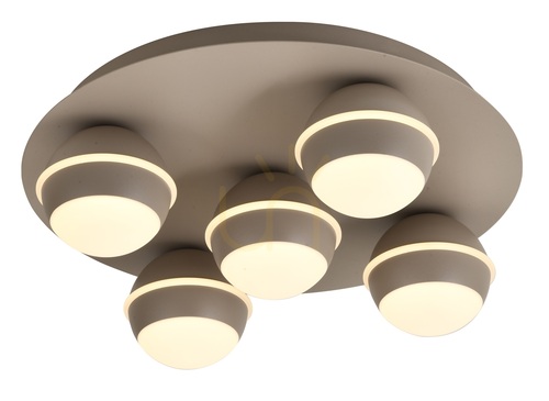 Jelölje be BIARRITZ kerek mennyezeti lámpa, „Five”, kasmír, 9047-513 Aviano