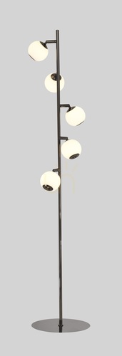 Jelölje be LUBERON 5-LED állólámpa, fekete króm, 3051-505, Aviano