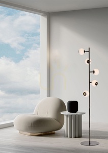 LUBERON 5-LED állólámpa, fekete króm, 3051-505, Aviano small 0