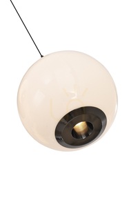 LUBERON 4-lámpás, egyenes LED-es függesztett lámpa, fekete króm, 7051-405, Aviano small 5