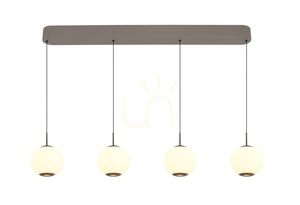 LUBERON Cashmere 7051-413 Aviano 4-lámpás, egyenes LED-es függőlámpa small 1