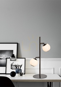 Aviano LUBERON LED asztali lámpa 8051-205, fekete króm, 49,5 cm small 1