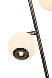 Aviano LUBERON LED asztali lámpa 8051-205, fekete króm, 49,5 cm small 3
