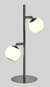 Aviano LUBERON LED asztali lámpa 8051-205, fekete króm, 49,5 cm small 0