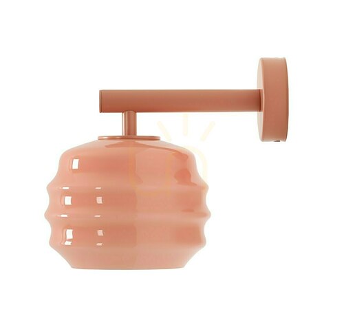 Jelölje be ALDEX 1160C11 Puff Glaze korallszínű fali lámpa