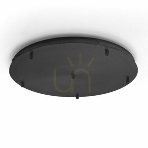 ALICE B T/6 FALBN6 Fekete Gea Luce mennyezeti rozetta small 0