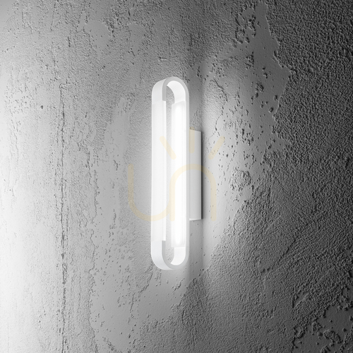 Jelölje be GAP470N fehér fali lámpa a Gea Luce-tól, IP44