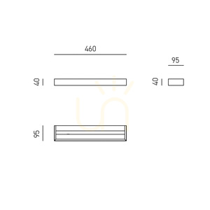 GAP553 fekete falikar a Gea Luce-tól small 1