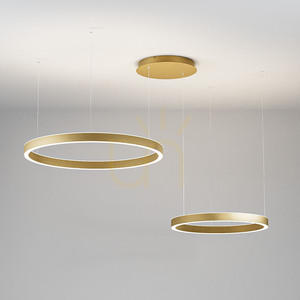 CRISEIDE SS/2D FCRSO10 függesztett lámpa, csiszolt arany, Gea Luce small 0