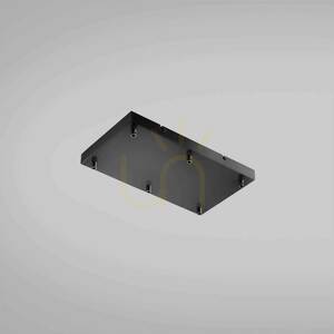 OFELIA MINI B R/6 FOFBN6R fekete mennyezeti rozetta a Gea Luce-tól small 0