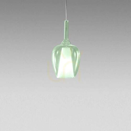 Jelölje be OFELIA S/10 MINI FOFSV10M függesztett lámpa, zöld átlátszó, Gea Luce