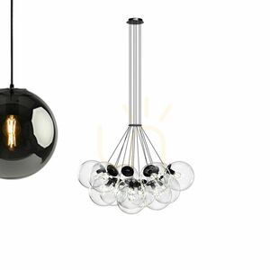 Függőlámpa s.luce Orb, 13 fényű, arany színű, üveggömbös, E27 13 Függőlámpa s.luce Orb, 13 fényű, arany színű, üveggömbös, E27 small 13