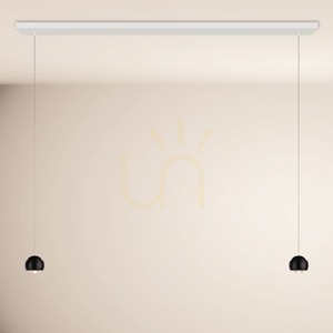 LED függőlámpa s.luce Beam, fekete, 160 cm, 2 fényforrásos, 16 W, 3000 K, szabályozható 0 LED függőlámpa s.luce Beam, fekete, 160 cm, 2 fényforrásos, 16 W, 3000 K, szabályozható small 0