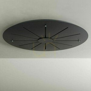 Csillár s.luce Echos, 20 fényforrásos, barna üveg, E27, Ø 25 cm-es búrákkal small 8