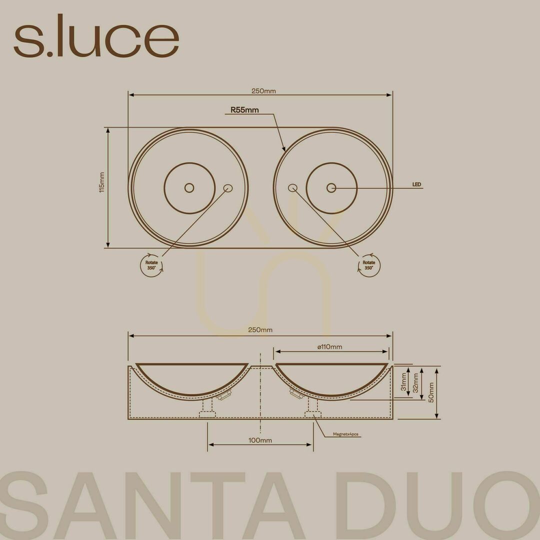 Előadás Állítható LED mennyezeti spotlámpa s.luce Santa Duo, fehér, 2 fejes, 22 W, 4000 K, dimmelhető Állítható LED mennyezeti spotlámpa s.luce Santa Duo, fehér, 2 fejes, 22 W, 4000 K, dimmelhető