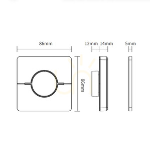 Fényerő-szabályozó szett s.luce Smart-Dim-Set, 4 zónás, 230 V, fekete, távirányítóval small 13