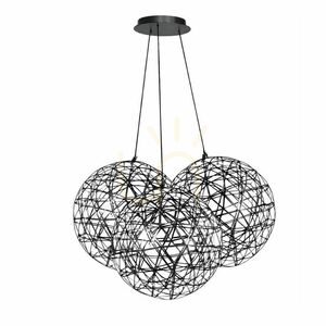 LED függőlámpa s.luce Atom Cluster, 3 lámpás, fekete, Ø 50 cm, 3000 K 1 LED függőlámpa s.luce Atom Cluster, 3 lámpás, fekete, Ø 50 cm, 3000 K small 1