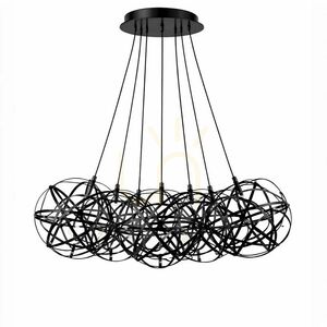 LED függőlámpa s.luce Atom Cluster, 7 lámpás, fekete, 90 cm, 3000 K 1 LED függőlámpa s.luce Atom Cluster, 7 lámpás, fekete, 90 cm, 3000 K small 1