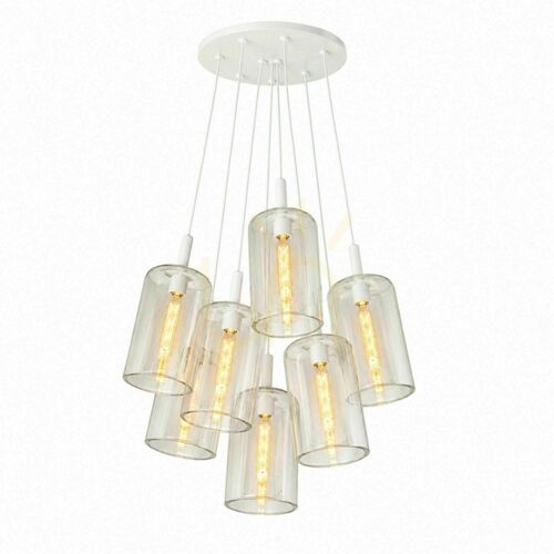 Jelölje be Függőlámpa s.luce Cruet, 7 izzós, fürtös, átlátszó üveg, E27