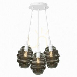 Üveg függőlámpa s.luce Echos Cluster, 3 fényforrásos, E27, 3×25 cm, sokszínű 14 Üveg függőlámpa s.luce Echos Cluster, 3 fényforrásos, E27, 3×25 cm, sokszínű small 14
