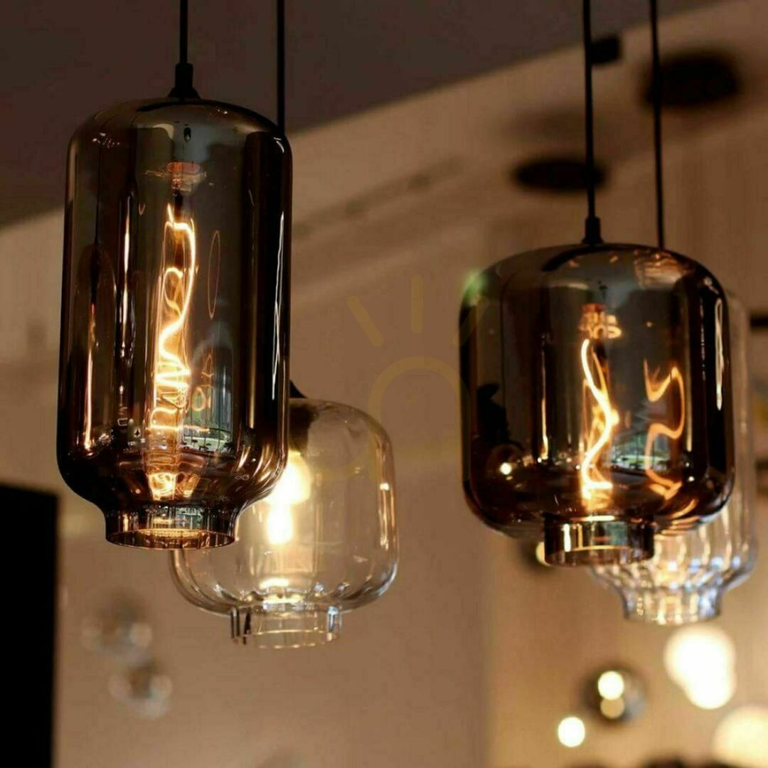 Kilátás Függőlámpa s.luce Velo Cluster, 3 izzós, színes üveg, 3×18 cm, E27 Függőlámpa s.luce Velo Cluster, 3 izzós, színes üveg, 3×18 cm, E27