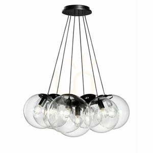 Függőlámpa s.luce Orb Cluster, 7 izzós, aranyszínű, üveg és fém, 7×20 cm, E27 small 2