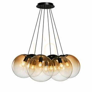 Függőlámpa s.luce Orb Cluster, 7 izzós, aranyszínű, üveg és fém, 7×20 cm, E27 small 3