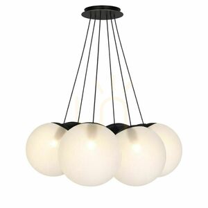 Függőlámpa s.luce Orb Cluster, 7 izzós, aranyszínű, üveg és fém, 7×20 cm, E27 small 7
