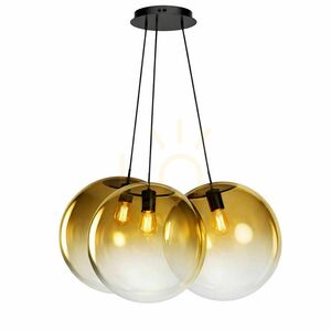 Függőlámpa s.luce Orb Cluster, 3 izzós, fehér üveg, 3×40 cm, E27 6 Függőlámpa s.luce Orb Cluster, 3 izzós, fehér üveg, 3×40 cm, E27 small 6