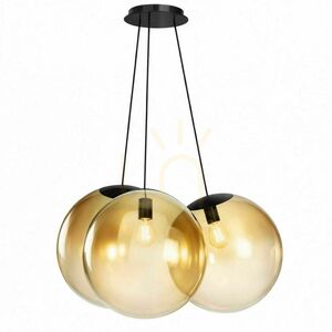 Függőlámpa s.luce Orb Cluster, 3 izzós, átlátszó üveg, 3×50 cm, E27 4 Függőlámpa s.luce Orb Cluster, 3 izzós, átlátszó üveg, 3×50 cm, E27 small 4