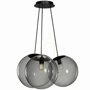 Függőlámpa s.luce Orb Cluster, 3 izzós, átlátszó üveg, 3×50 cm, E27 6 Függőlámpa s.luce Orb Cluster, 3 izzós, átlátszó üveg, 3×50 cm, E27 small 6