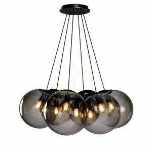 Függőlámpa s.luce Orb Cluster, 7 lámpás, füstszínű üveg, 7×30 cm, E27 10 Függőlámpa s.luce Orb Cluster, 7 lámpás, füstszínű üveg, 7×30 cm, E27 small 10