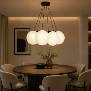 Függőlámpa s.luce Orb Cluster, 7 lámpás, füstszínű üveg, 7×30 cm, E27 3 Függőlámpa s.luce Orb Cluster, 7 lámpás, füstszínű üveg, 7×30 cm, E27 small 3