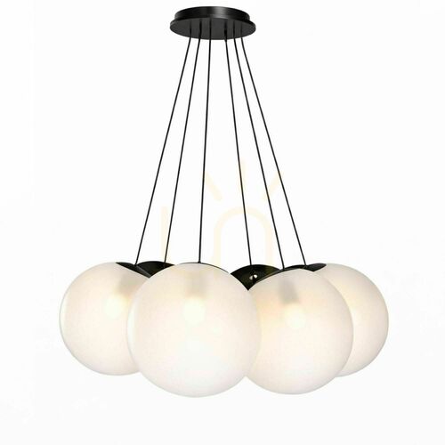 Jelölje be Függőlámpa s.luce Orb Cluster, 7 fényforrásos, fehér üveg, 7×Ø40 cm, E27