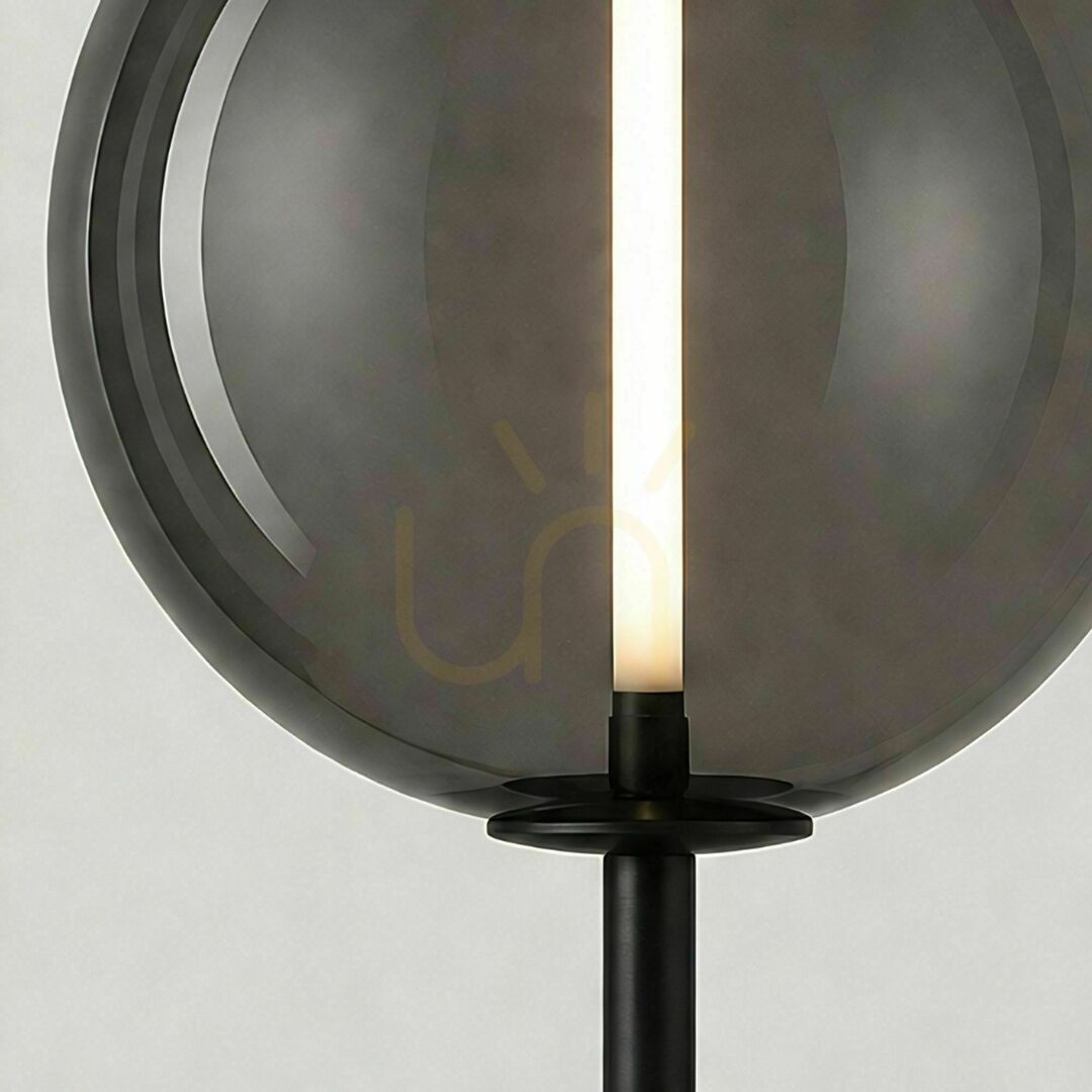 Előnézet LED asztali lámpa s.luce Mira, fekete, üveg, 55 cm, 3 W, 3000 K LED asztali lámpa s.luce Mira, fekete, üveg, 55 cm, 3 W, 3000 K