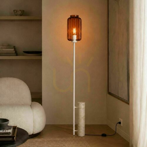 Jelölje be Állólámpa s.luce Velo, travertin kő, E27, 187 cm